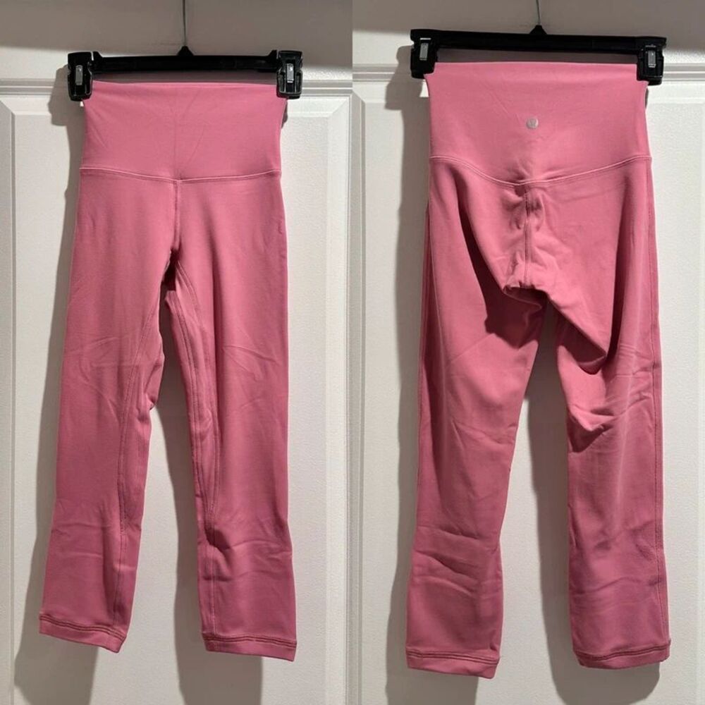 Lululemon Pink Align Crop Leggings